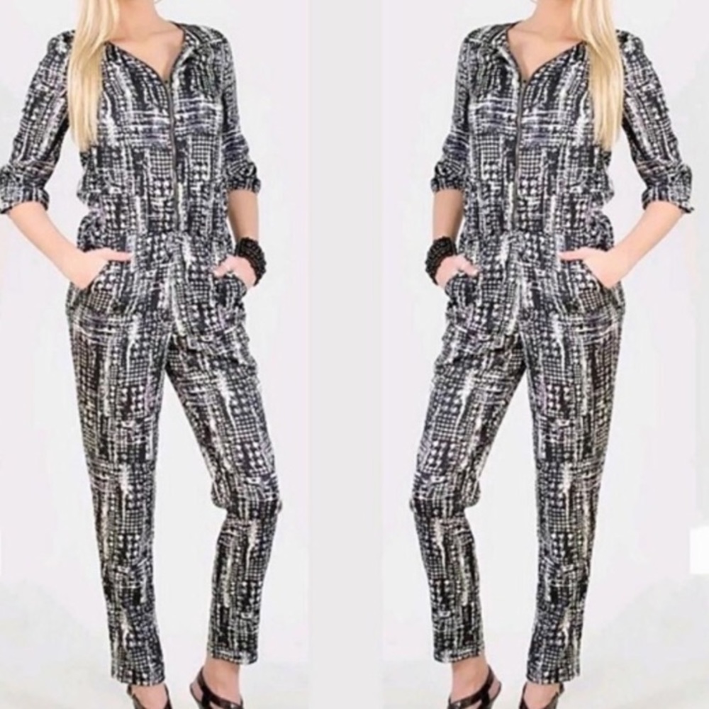 🪷5 for $25🪷 W118 Walter Baker Peavey jumpsuit houndstooth